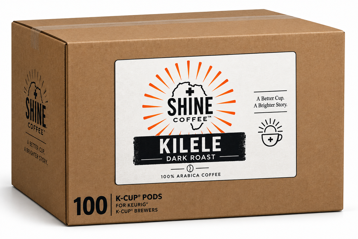 Kilele Dark Roast k-cup box